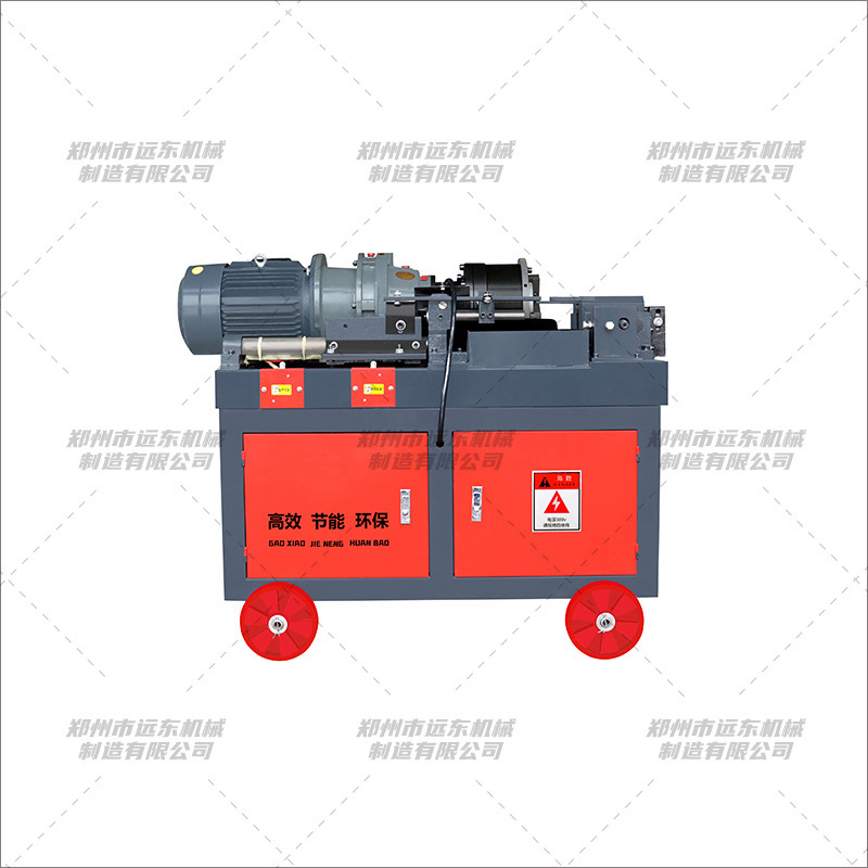 HGS50型气动全自动钢筋套丝机(图1) HGS50型气动全自动钢筋套丝机(图1)